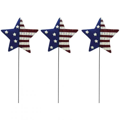 Discount ⭐ Alpine 24 In. Metal American Flag Garden Stake Lawn Ornament 🤩 -Alpine Online Shop ItemImage 705754 q5wr23 59zkjc 8x17rq