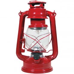 Promo π₯ Alpine 5 In. W. X 9 In. H. X 6 In. L. Red Cool White LED Hurricane Patio Lantern π