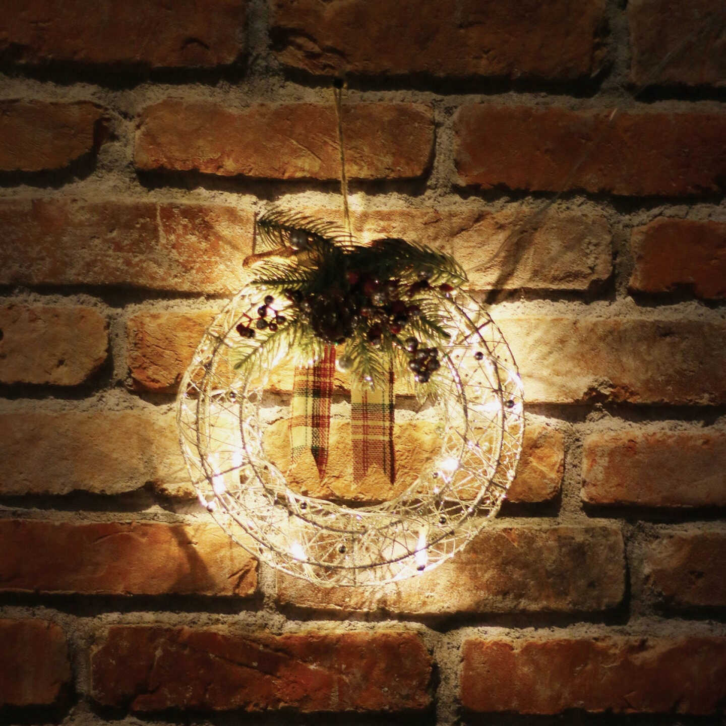 Flash Sale π Alpine 10 In. L. X 4 In. W. X 11 In. H. LED Gold Wire β Christmas Wreath π 4 Flash Sale π Alpine 10 In. L. X 4 In. W. X 11 In. H. LED Gold Wire β Christmas Wreath π - Image 2