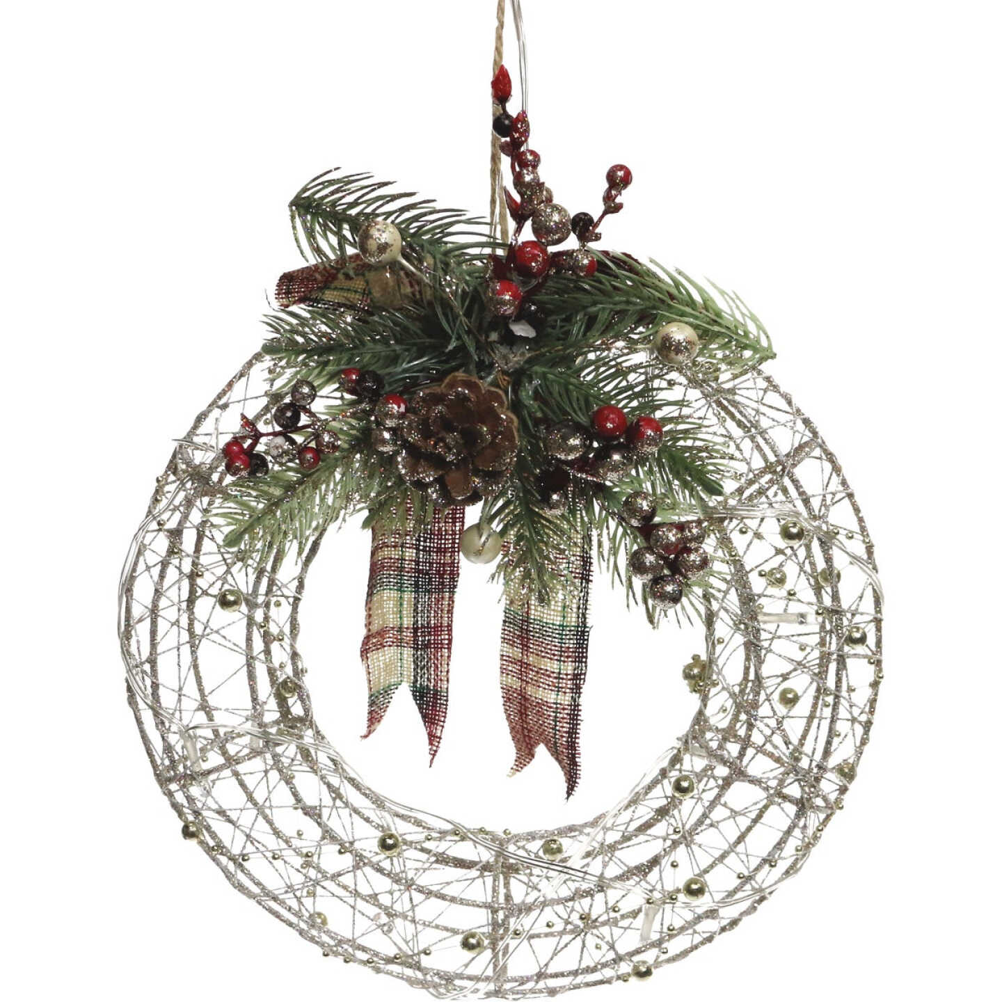 Flash Sale π Alpine 10 In. L. X 4 In. W. X 11 In. H. LED Gold Wire β Christmas Wreath π 3 Flash Sale π Alpine 10 In. L. X 4 In. W. X 11 In. H. LED Gold Wire β Christmas Wreath π