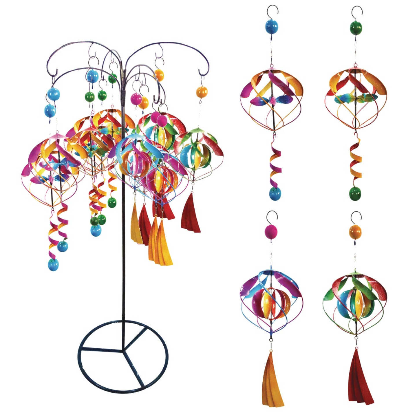 Hot Sale π Alpine 17 In. H. Multi-Color Iron Glamorous Hanging Wind Spinner π 3 Hot Sale π Alpine 17 In. H. Multi-Color Iron Glamorous Hanging Wind Spinner π