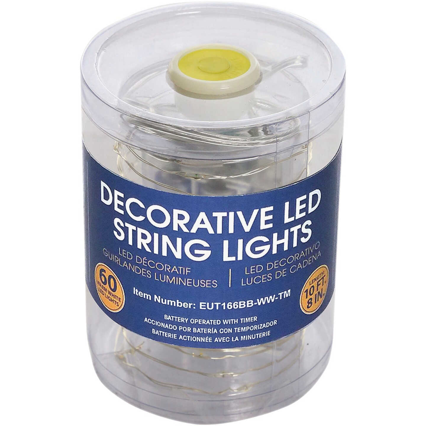 Buy β Alpine 10-1/2 Ft. 60-Light Cool White LED Battery Operated Copper String Light Set π 3 Buy β Alpine 10-1/2 Ft. 60-Light Cool White LED Battery Operated Copper String Light Set π