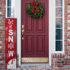 Brand new ✔️ Alpine 1 In. W. X 42 In. H. X 8 In. L. Let It Snow Porch Greeter Sign With Easel 🎁 -Alpine Online Shop ItemImage 806340 x58tkgqq94gq78rmhb8prjv