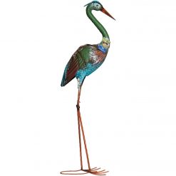 Coupon 🛒 Alpine 40 In. H. Rustic Metal Standing Crane Lawn Statue 🛒 -Alpine Online Shop ItemImage 807317 4ks52g89v6f5n5smjr5m49j