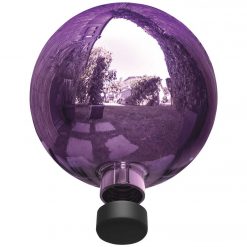 Flash Sale 🎁 Alpine 10 In. Dia. Electric Purple Glass Gazing Globe 🔔 -Alpine Online Shop ItemImage 813810 4cbph55567mstnsrj4cjrf