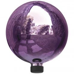 Flash Sale π Alpine 10 In. Dia. Electric Purple Glass Gazing Globe π