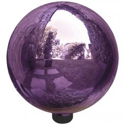 Flash Sale 🎁 Alpine 10 In. Dia. Electric Purple Glass Gazing Globe 🔔 -Alpine Online Shop ItemImage 813810 tq54f9xck87tmcj3xpm6z7h