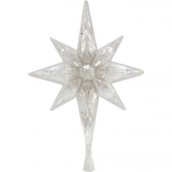 Best Sale 🎁 Alpine Transparent LED 11 In. Star ❄ Christmas Tree Topper 🤩