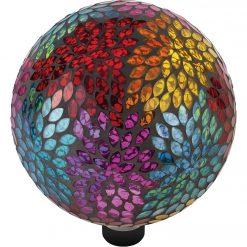 Buy 🔥 Alpine 10 In. Dia. Colorful Mosaic Leaves Glass Gazing Globe 😉 -Alpine Online Shop ItemImage 821377 5pk9gtxtpjh75f336nhchgh