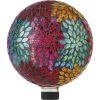 Buy 🔥 Alpine 10 In. Dia. Colorful Mosaic Leaves Glass Gazing Globe 😉 -Alpine Online Shop ItemImage 821377 9grxt6rqcnqcmn5znk6cqk7