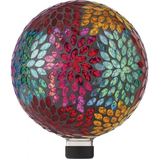 Buy 🔥 Alpine 10 In. Dia. Colorful Mosaic Leaves Glass Gazing Globe 😉 -Alpine Online Shop ItemImage 821377 9grxt6rqcnqcmn5znk6cqk7