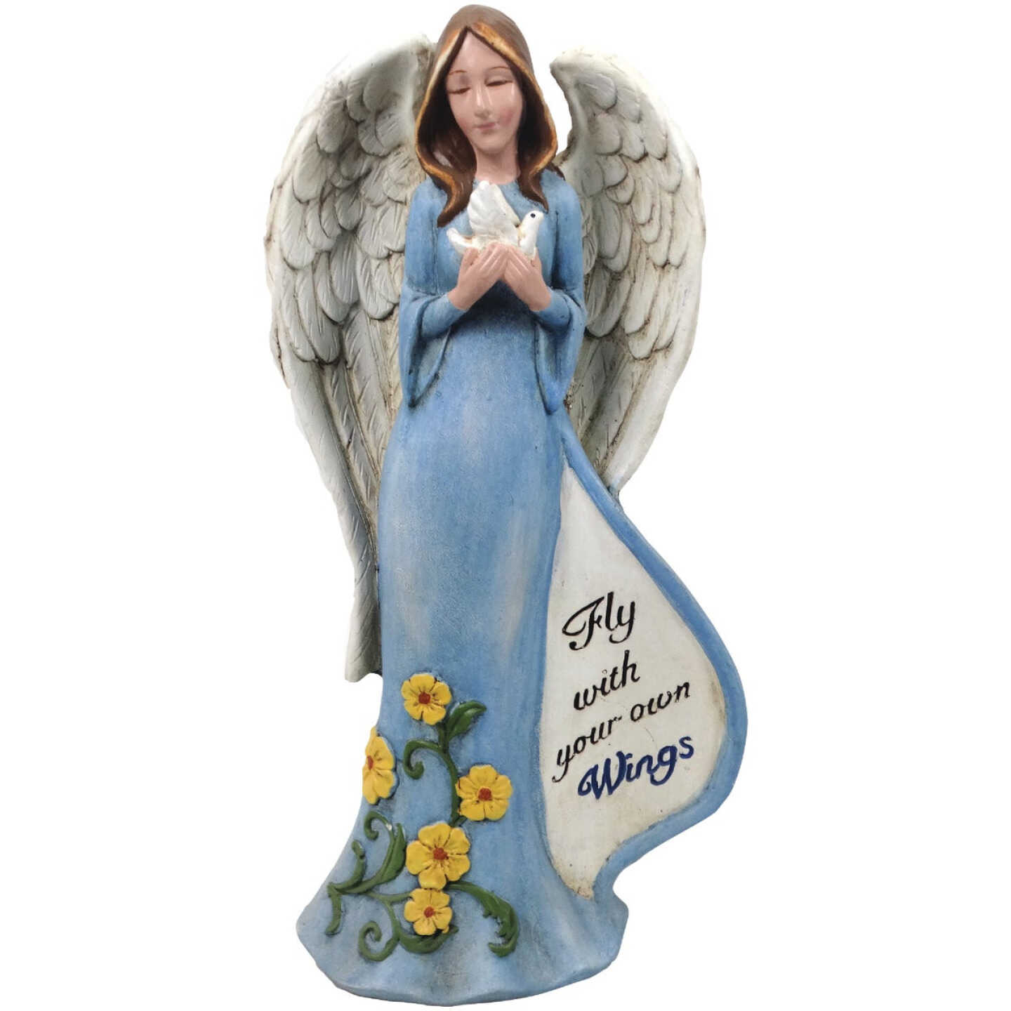 Best Sale π Alpine 18 In. H. Blue π Dress Angel Statue With Hopeful Message π₯ 3 Best Sale π Alpine 18 In. H. Blue π Dress Angel Statue With Hopeful Message π₯
