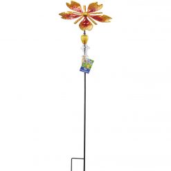 Coupon 🌟 Alpine 37 In. H. Colorful Glass Flower & Gem Wind Spinner Stake 😍 -Alpine Online Shop ItemImage 828681 65f3rrm8qgckmbpqfzq7jr7q