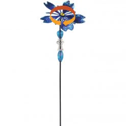 Coupon 🌟 Alpine 37 In. H. Colorful Glass Flower & Gem Wind Spinner Stake 😍 -Alpine Online Shop ItemImage 828681 msp3tx4pn59v97tsjbbp8rmt