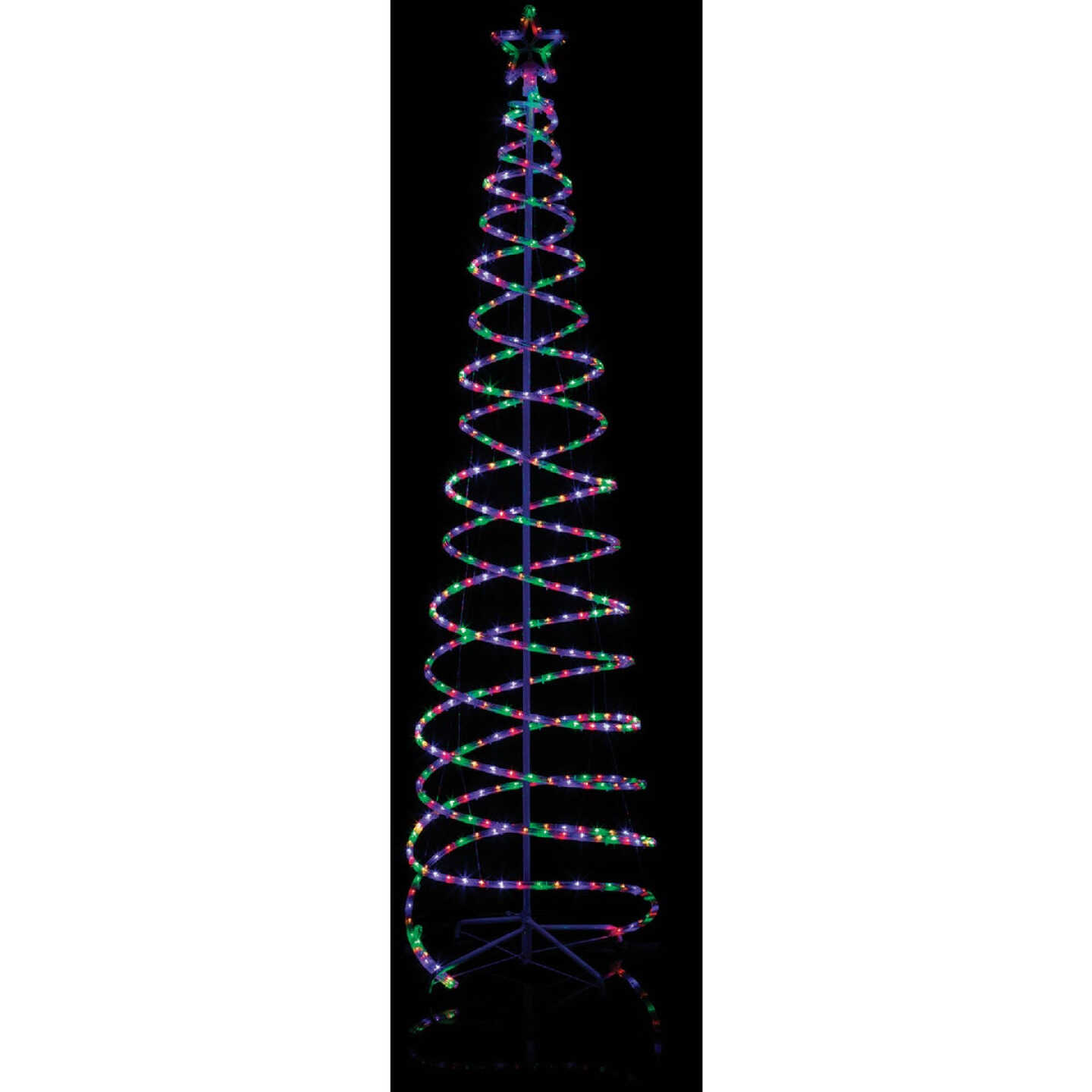 Budget π Alpine 91 In. LED Multi-Color Multi-Function Spiral π Christmas Tree Lighted Decoration π 5 Budget π Alpine 91 In. LED Multi-Color Multi-Function Spiral π Christmas Tree Lighted Decoration π - Image 3