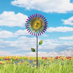 Brand new ⭐ Alpine 47 In. H. Triple Metal Daisy Wind Spinner Garden Stake 🥰 -Alpine Online Shop ItemImage 832159 7fvkg8xcbbsrqq9z89jqr328