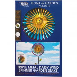 Brand new ⭐ Alpine 47 In. H. Triple Metal Daisy Wind Spinner Garden Stake 🥰 -Alpine Online Shop ItemImage 832159 gmck36rknxxmcf5f8xcpn7j