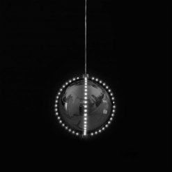 Cheapest 🧨 Alpine 7 In. Silver Chasing LED Ball 🎅 Christmas Ornament 🛒 -Alpine Online Shop ItemImage 834142 2xc4m9mm64rcrgmx45cx57w