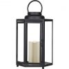 Promo 🎉 Alpine 9 In. W. X 14 In. H. X 9 In. L. Black Warm White LED Candle Hexagonal Patio Lantern ⭐ -Alpine Online Shop ItemImage 835031 3nffkn9m8m2c5chzg676nqts