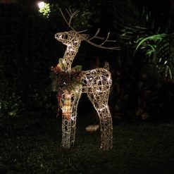 Discount π Alpine 24 In. Warm White LED Gold Wire Standing π Christmas Reindeer Lighted Decoration π 5 Discount π Alpine 24 In. Warm White LED Gold Wire Standing π Christmas Reindeer Lighted Decoration π -Alpine Online Shop ItemImage 841405 2hx9j3fxrfhqfrq7cf45xfpb