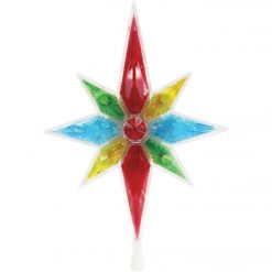 Coupon 😉 Alpine Multi-Color LED 14 In. Star 🎄 Christmas Tree Topper 😀