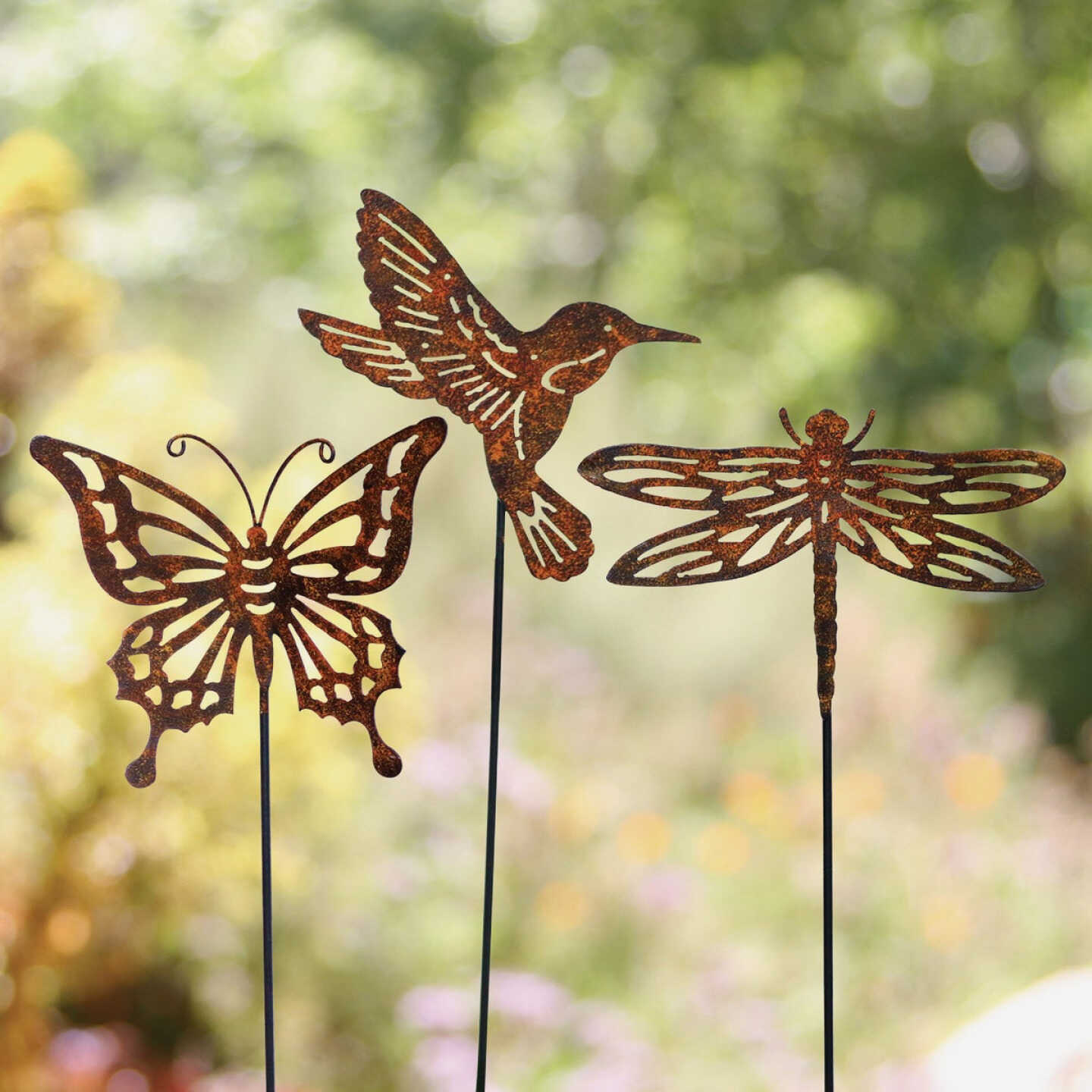 Brand new π Alpine 15 In. H. Rustic Metal Insect & Hummingbird Pot Stake π€© 4 Brand new π Alpine 15 In. H. Rustic Metal Insect & Hummingbird Pot Stake π€© - Image 2