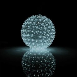 New 👍 Alpine 8 In. Twinkling Cool White LED Sphere ❄ Christmas Ornament 🎁 -Alpine Online Shop ItemImage 846604 5gqmmx8rsstmhfpmb8n79s