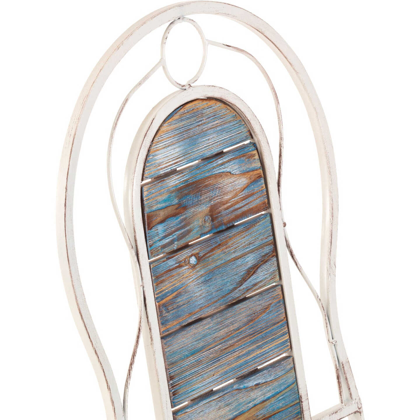 Best Pirce π Alpine 3-Piece Weathered Wood Blue & White Bistro Set π 7 Best Pirce π Alpine 3-Piece Weathered Wood Blue & White Bistro Set π - Image 5