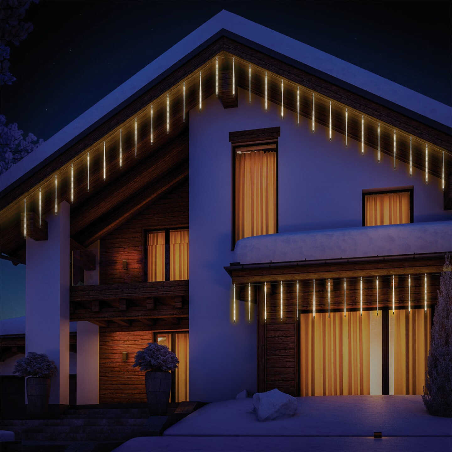 Top 10 π Alpine Warm White 540-Bulb Chasing LED Hanging Icicle Light Set π 4 Top 10 π Alpine Warm White 540-Bulb Chasing LED Hanging Icicle Light Set π - Image 2