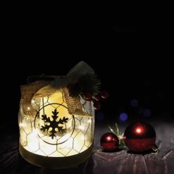 Buy 😀 Alpine 7 In. W. X 6 In. H. X 7 In. L. LED Snowflake Lantern With Chicken Wire Holiday Decoration ❤️ -Alpine Online Shop ItemImage 859204 vgmtspqnms9vb5jsmx64n9t5