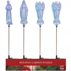 Top 10 😀 Alpine 34 In. LED Solar Iridescent St Francis/Mary/Angel Holiday Garden Stake ✨