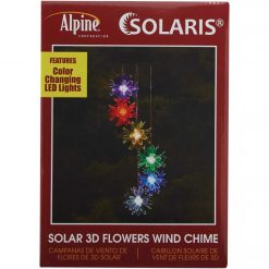 Best Pirce 🛒 Alpine 28 In. Solar Color Changing Flower Mobile ✨ -Alpine Online Shop ItemImage 864446 9hkz2pk9fb76qzqbckmx2wgp