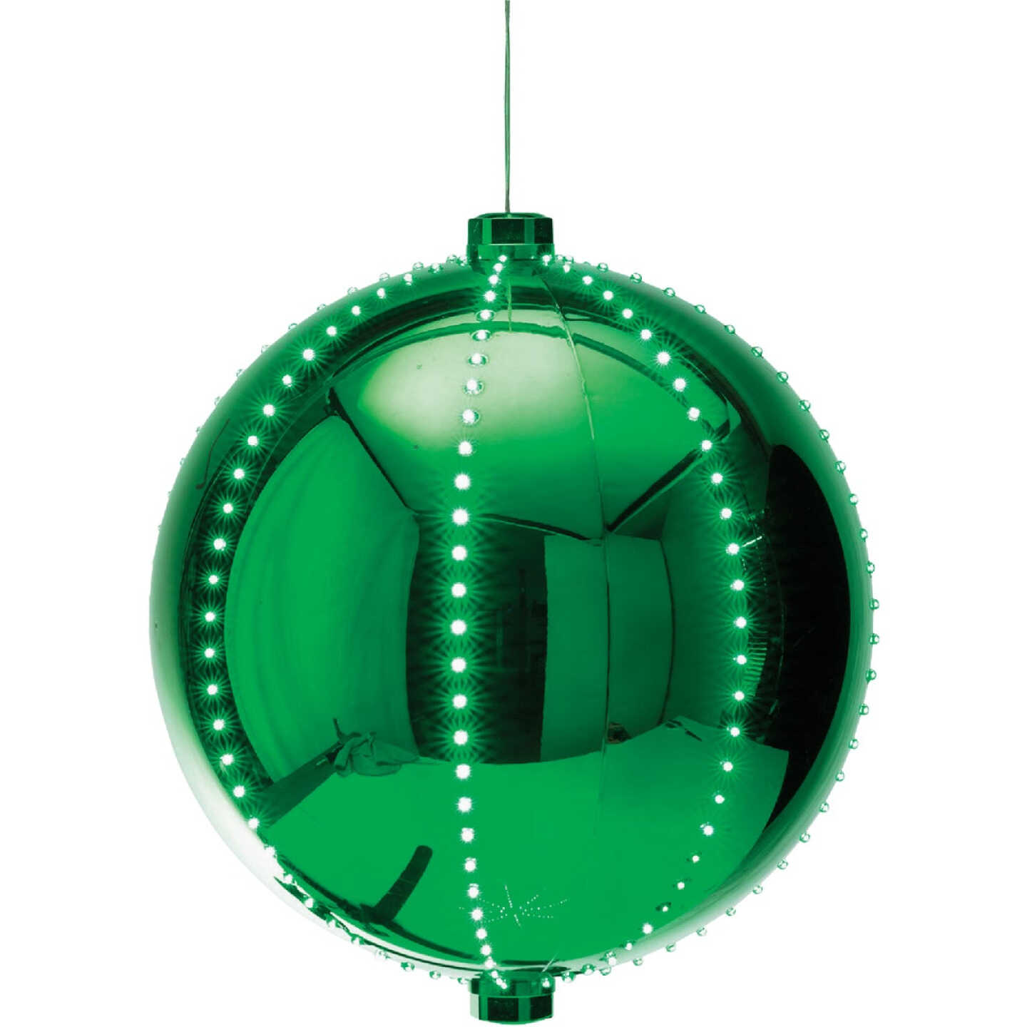 Buy π― Alpine 13 In. LED 240-Bulb Green β Christmas Ball With Chasing LED Lights π 3 Buy π― Alpine 13 In. LED 240-Bulb Green β Christmas Ball With Chasing LED Lights π