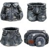 Outlet ⭐ Alpine 5.75 In. W. X 4.50 In. H. X 6.69 In. L. Polyresin Denim Gear Mini Planter 🧨 -Alpine Online Shop ItemImage 865168 38wrswnrcnv64rgn5f66