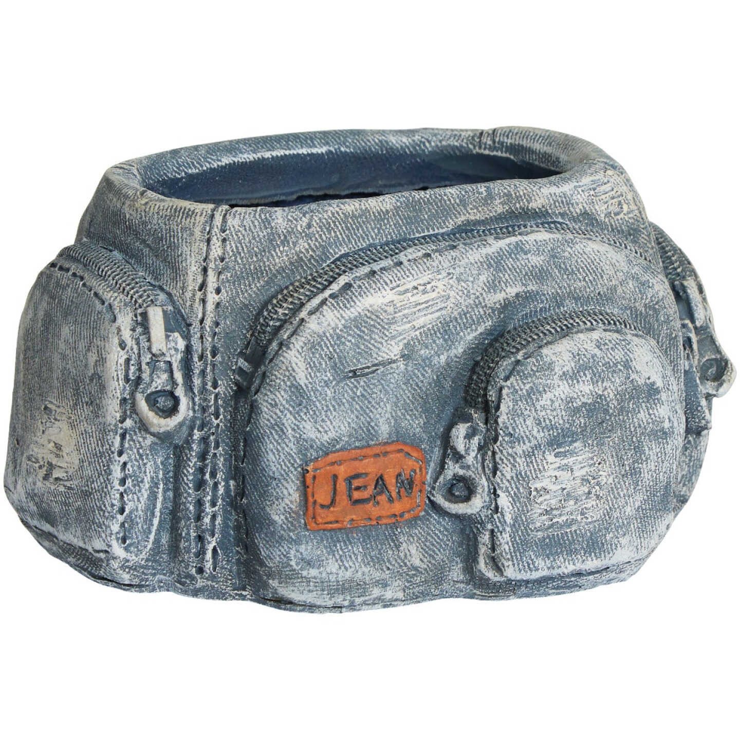 Outlet β Alpine 5.75 In. W. X 4.50 In. H. X 6.69 In. L. Polyresin Denim Gear Mini Planter 𧨠5 Outlet β Alpine 5.75 In. W. X 4.50 In. H. X 6.69 In. L. Polyresin Denim Gear Mini Planter 𧨠- Image 3