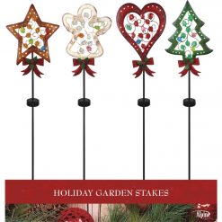 Coupon 🛒 Alpine 36 In. LED Solar Classic 🎅 Christmas Icons Holiday Garden Stake 💯