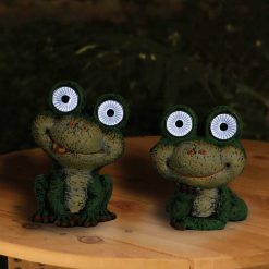 New 😉 Alpine 7 In. Solar Green Frog Statue With LED Eyes 🛒 -Alpine Online Shop ItemImage 867579 69sn4jqtz849b4gq59n5tvb