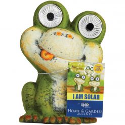 New 😉 Alpine 7 In. Solar Green Frog Statue With LED Eyes 🛒 -Alpine Online Shop ItemImage 867579 9nc5g56m6r7z7mkmkbc3cq4x