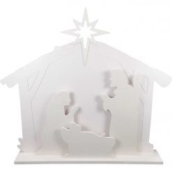 Best Sale ✔️ Alpine 28 In. H. LED Nativity Scene 🎅 Christmas Silhouette Lighted Decoration 🔔