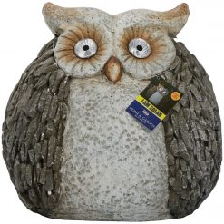 Cheapest ✨ Alpine 13 In. H. Magnesia Owl Statue With Solar LED Eyes 😉 -Alpine Online Shop ItemImage 872297 f56m7nsr7pv6n3qmnt82kt7