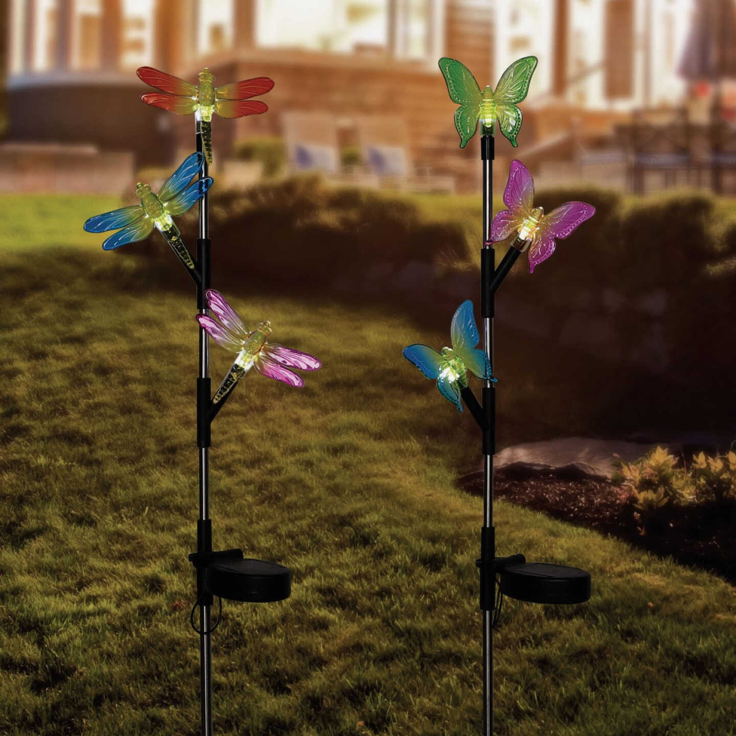 Flash Sale π― Alpine Plastic Triple Insect 32 In. H. Solar LED Stake Light π― 4 Flash Sale π― Alpine Plastic Triple Insect 32 In. H. Solar LED Stake Light π― - Image 2