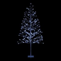 Best Sale ⌛ Alpine 60 In. Silver 🎅 Christmas Tree With Cool White LED Lights 👏 -Alpine Online Shop ItemImage 878369 9m8g5b87w833stmvgtst9gx