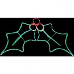 Best Sale 😍 Alpine 36 In. Red & Green Motion LED Holly Leaves Lighted Decoration ✨ -Alpine Online Shop ItemImage 889791 655c4cb5h6493h497ppk789