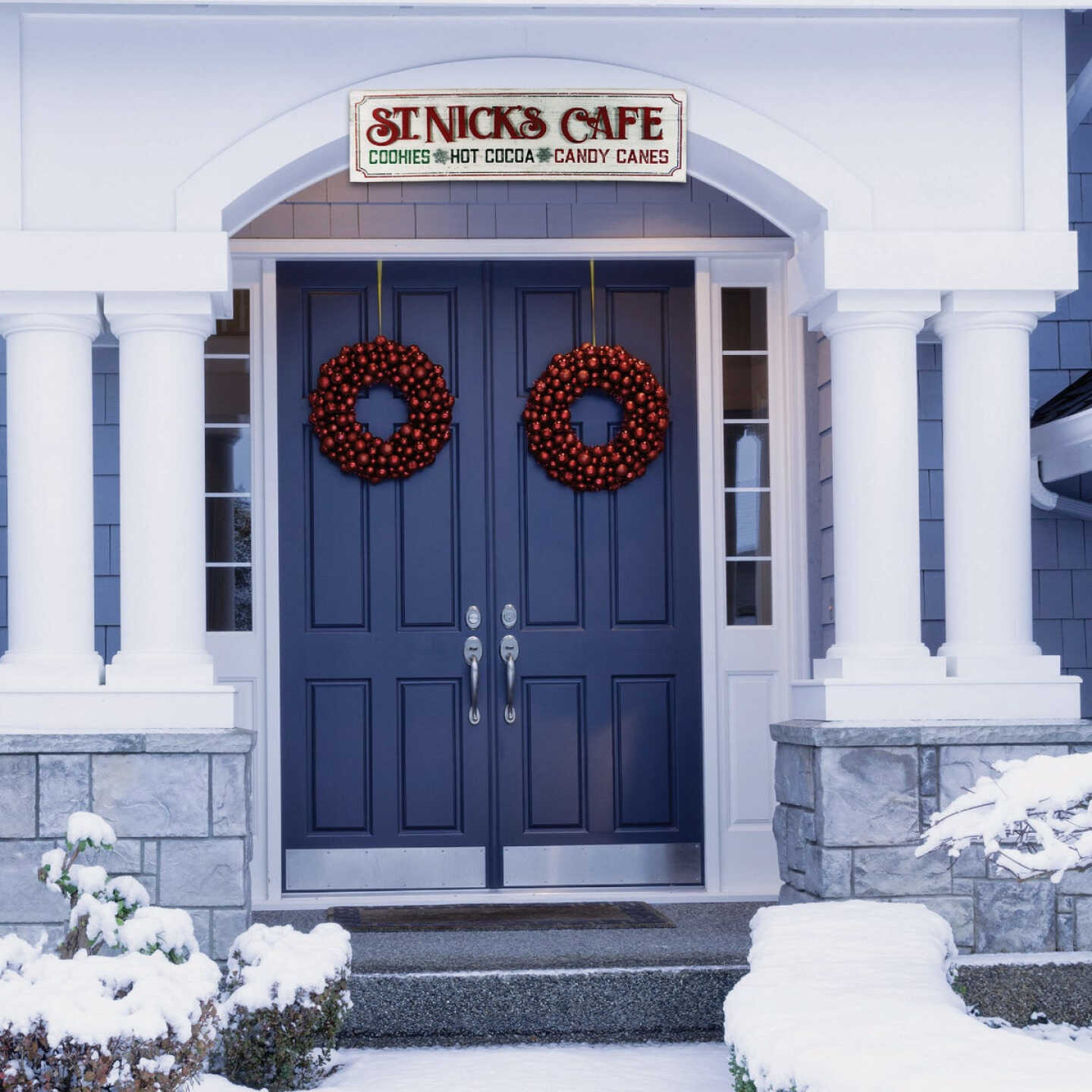 Best Sale โจ Alpine 1 In. W. X 14 In. H. X 47 In. L. Metal St. Nick's Cafe ๐
Christmas Wall Decoration ๐คฉ 4 Best Sale โจ Alpine 1 In. W. X 14 In. H. X 47 In. L. Metal St. Nick's Cafe ๐
Christmas Wall Decoration ๐คฉ - Image 2