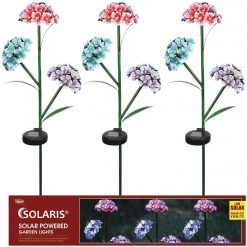 Deals 🌟 Alpine Iron Hydrangea 35 In. H. Solar LED Stake Light ✔️ -Alpine Online Shop ItemImage 895045 jj47pmqt6r5g6n35tr7b3g9t