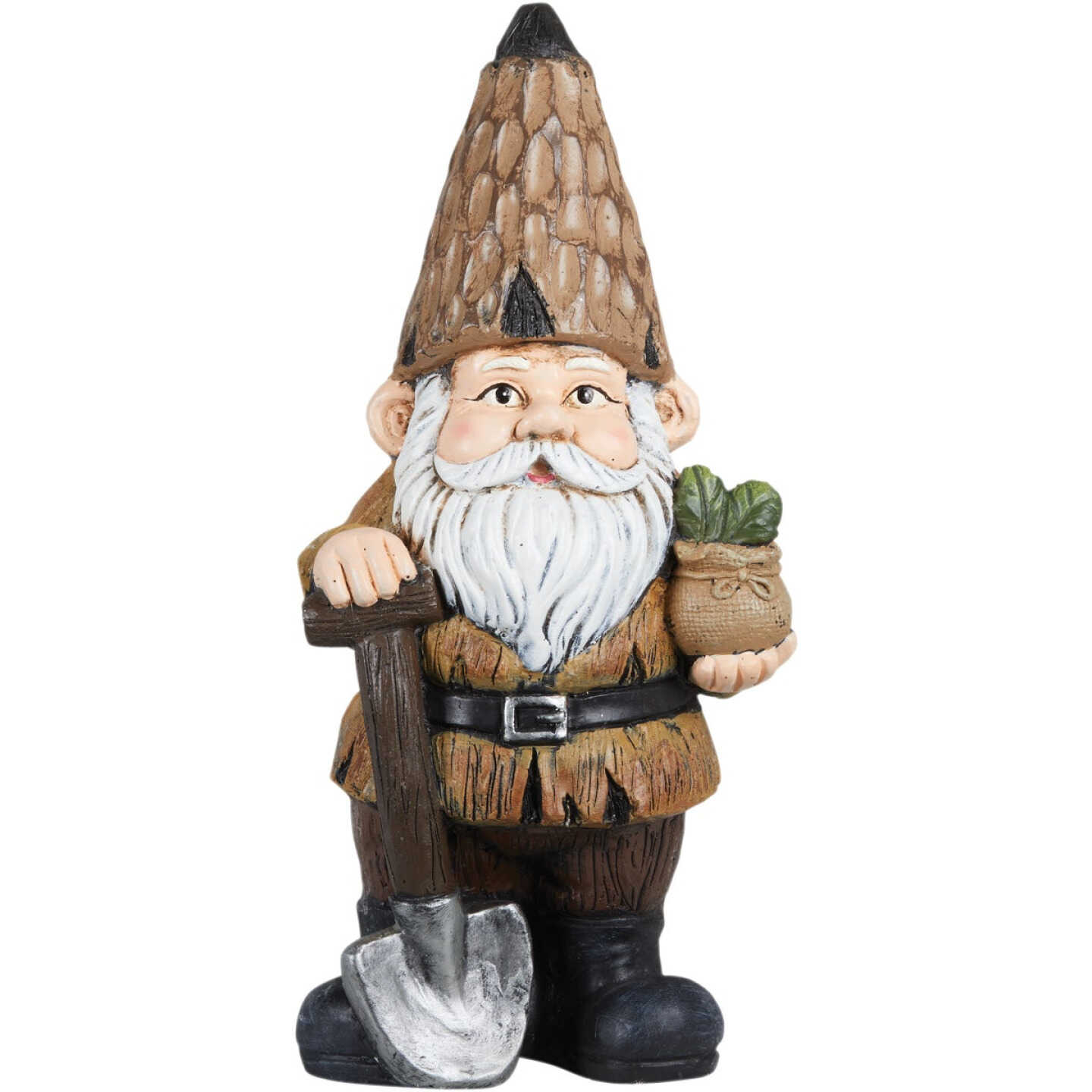 Best Sale ❤️ Alpine 16 In. H. MGO Gnome With Shovel & Plants Statue ✔️ 4 Best Sale ❤️ Alpine 16 In. H. MGO Gnome With Shovel & Plants Statue ✔️ - Image 2