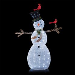 Top 10 💯 Alpine 86 In. Cool White LED Mesh Cloth Snowman Lighted Decoration ✨ -Alpine Online Shop ItemImage 898141 gwtpcqcrk86rrn2kfrtsq4gs