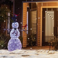 Top 10 💯 Alpine 86 In. Cool White LED Mesh Cloth Snowman Lighted Decoration ✨ -Alpine Online Shop ItemImage 898141 hssvkrqb4g7c7p9498qpn595
