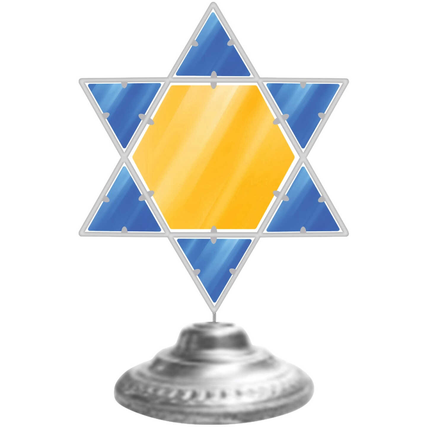 Best deal ✔️ Alpine 14 In. Yellow & Blue LED Star Of David Tabletop Holiday Decoration ⭐ 3 Best deal ✔️ Alpine 14 In. Yellow & Blue LED Star Of David Tabletop Holiday Decoration ⭐