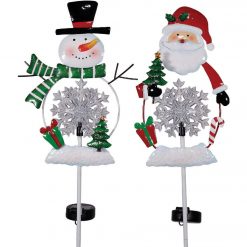 Buy 🤩 Alpine 36 In. LED Snowman/Santa Solar Stake Light 🎉